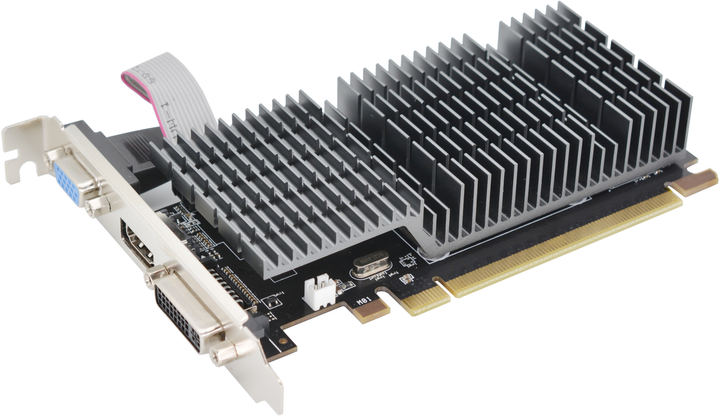 AFOX PCI-Ex GeForce GT710 2GB DDR3 (64bit) (954/1600) (DVI, VGA, HDMI) (AF710-2048D3L5-V3) - obraz 1