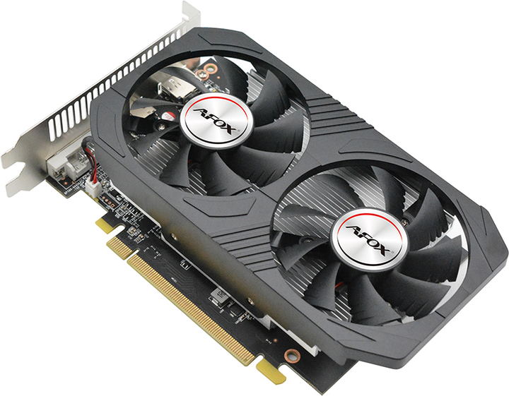 Відеокарта AFOX PCI-Ex Radeon RX 550 4GB GDDR5 (128bit) (1183/6000) (DVI, HDMI, DisplayPort) (AFRX550-4096D5H4-V6) - зображення 3