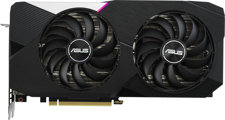 Asus PCI-Ex GeForce RTX 3060 Ti Dual OC Edition V2 LHR 8GB GDDR6 (256bit) (1710/14000) (2 x HDMI, 3 x DisplayPort) (DUAL-RTX3060TI-O8G-V2) - obraz 1