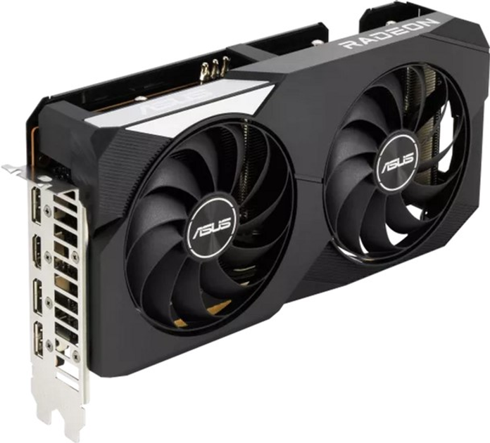 Asus PCI-Ex Radeon RX 6600 Dual 8GB GDDR6 (128bit) (2044/14000) (HDMI, 3 x DisplayPort) (DUAL-RX6600-8G) - obraz 2