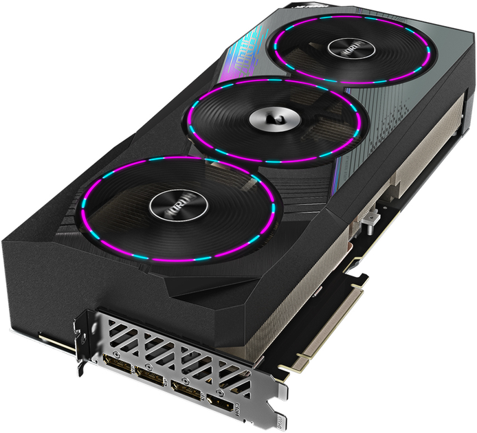 Gigabyte PCI-Ex GeForce RTX 4090 Aorus Master 24G 24GB GDDR6X (384bit) (2550/21000) (HDMI, 3 x DisplayPort) (GV-N4090AORUS M-24GD) - зображення 3