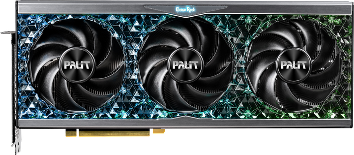 Palit PCI-Ex GeForce RTX 4090 GameRock 24GB GDDR6X (384bit) (2520/21000) (1 x HDMI, 3 x DisplayPort) (NED4090019SB-1020G) - зображення 2