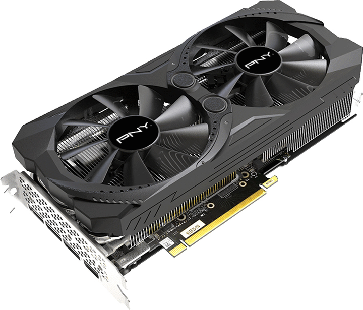 PNY PCI-Ex GeForce RTX 3070 UPRISING Dual Fan LHR 8GB GDDR6 (256bit) (1725/14000) (HDMI, 3 x DisplayPort) (VCG30708LDFMPB) - зображення 2