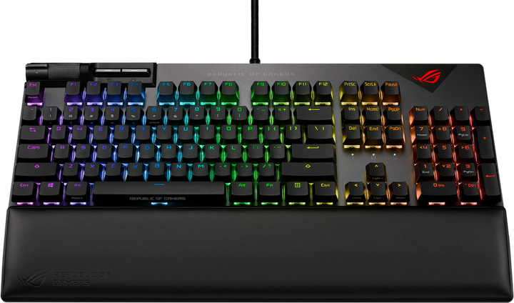 Клавіатура дротова ASUS ROG Strix Flare II NX Red EN PBT USB (90MP02D6-BKUA01) - зображення 3