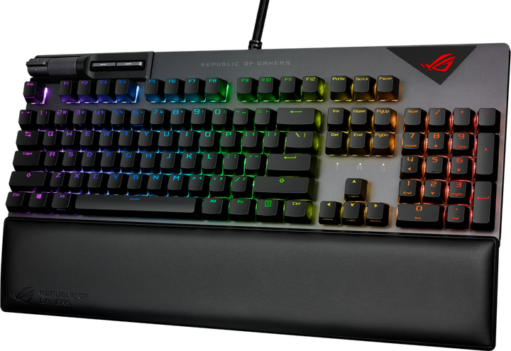 Клавіатура дротова ASUS ROG Strix Flare II NX Red EN PBT USB (90MP02D6-BKUA01) - зображення 5