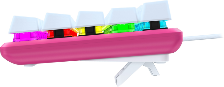 Клавіатура дротова HyperX Alloy Origins 60 HX Red USB Pink (572Y6AA) - зображення 7