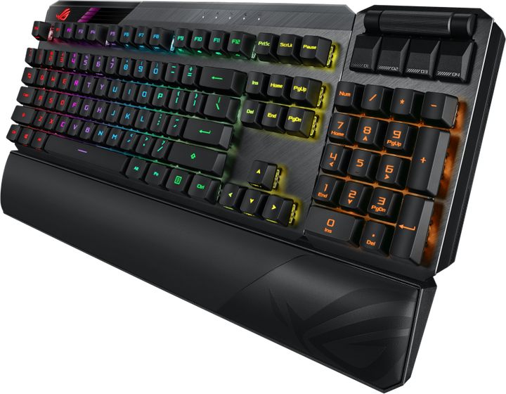 Klawiatura bezprzewodowa Asus ROG Claymore II Wireless Czarna (90MP01W0-BKUA01) - obraz 12
