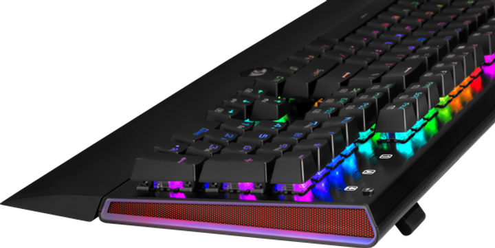 Klawiatura przewodowa Redragon Aryaman RGB USB Czarna OUTEMU Niebieska (RED-K569RGB) - obraz 4