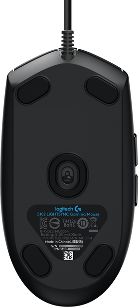 Mysz komputerowa Logitech G102 Lightsync USB Czarna (910-005823) - obraz 5