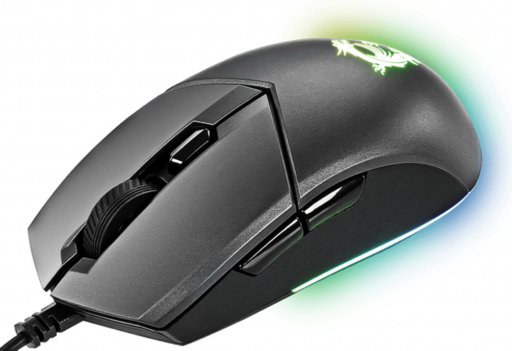 Mysz komputerowa MSI Clutch GM11 RGB USB Czarna (S12-0401650-CLA) - obraz 3