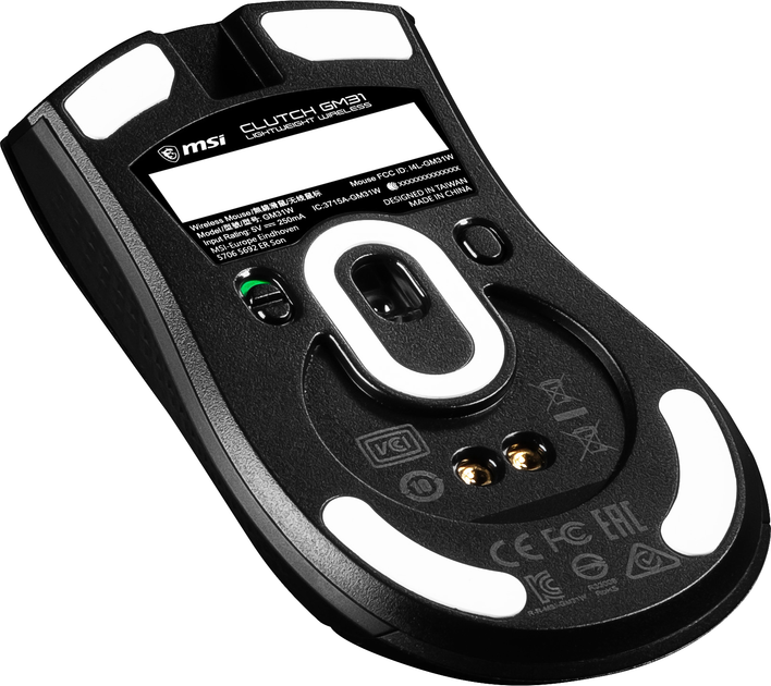 Mysz komputerowa MSI Clutch GM31 Lightweight Wireless Czarna (S12-4300980-CLA) - obraz 11