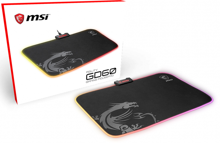Podkładka gamingowa pod mysz MSI AGILITY GD60 J02-VXXXXX5-D22 (J02-VXXXXX5-D22) - obraz 5