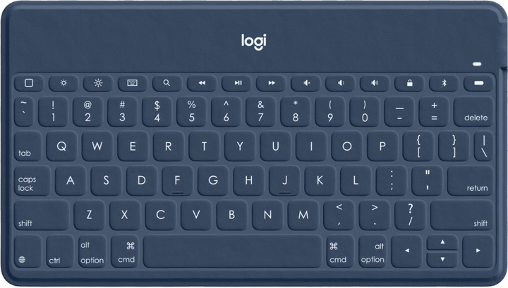 Клавіатура бездротова Logitech Keys-To-Go для iPhone iPad Apple TV Classic Blue (920-010060) - зображення 1