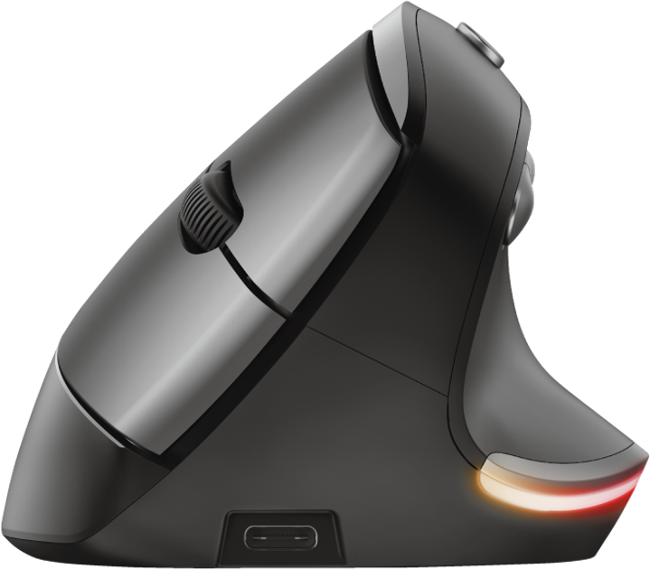 Mysz komputerowa Trust Bayo Ergo Wireless Czarna (24110) - obraz 1