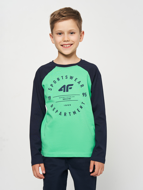 Футболка с длинными рукавами детская 4F 4FJSS23TLONM058-45S 122 см ...
