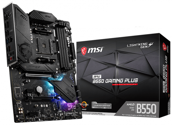 Płyta główna MSI MPG B550 Gaming Plus (sAM4, AMD B550, PCI-Ex16) - obraz 5