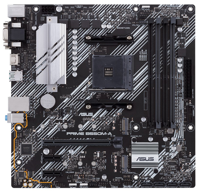 Материнська плата Asus Prime B550M-A (sAM4, AMD B550, PCI-Ex16) - зображення 1
