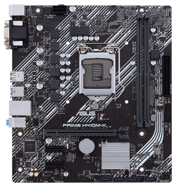 Płyta główna Asus Prime H410M-K (s1200, Intel H410, PCI-Ex16) - obraz 1