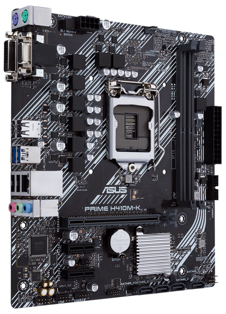 Płyta główna Asus Prime H410M-K (s1200, Intel H410, PCI-Ex16) - obraz 2