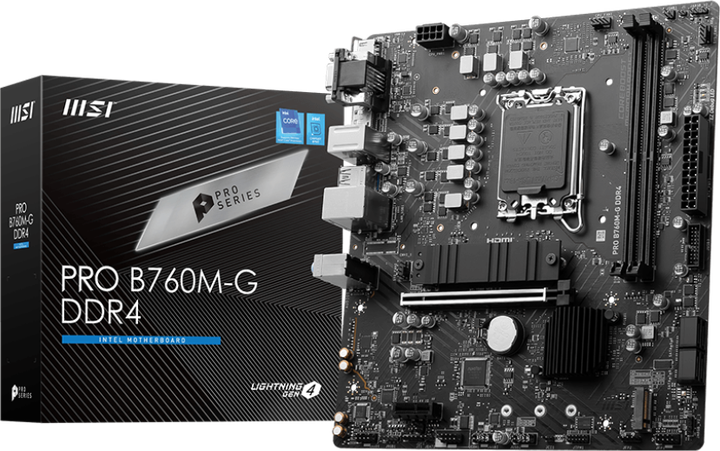 Płyta główna MSI PRO B760M-G DDR4 (s1700, Intel B760, PCI-Ex16) - obraz 5