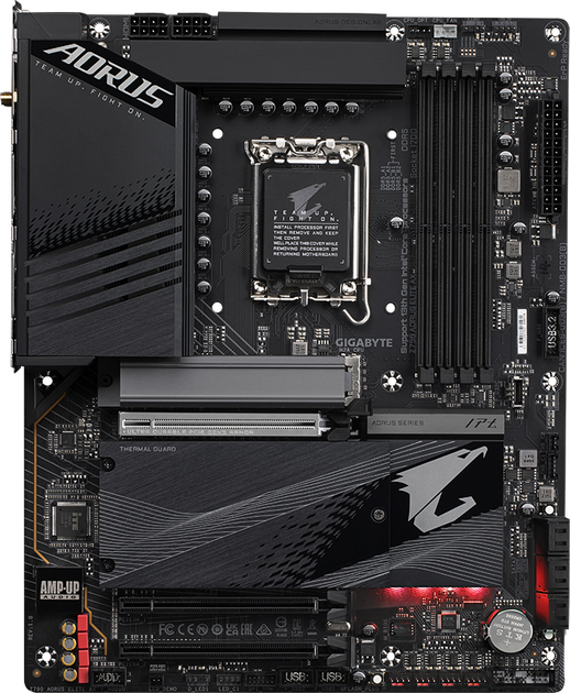 Płyta główna Gigabyte Z790 Aorus Elite AX (s1700, Intel Z790, PCI-Ex16) - obraz 1