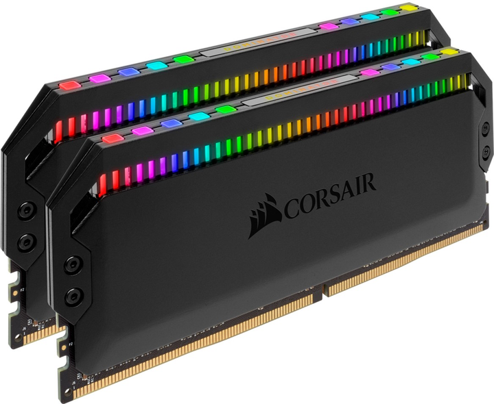 Оперативна пам'ять Corsair DDR4-3600 16384MB PC4-28800 (Kit of 2x8192) Dominator Platinum RGB Black (CMT16GX4M2C3600C18) - зображення 3