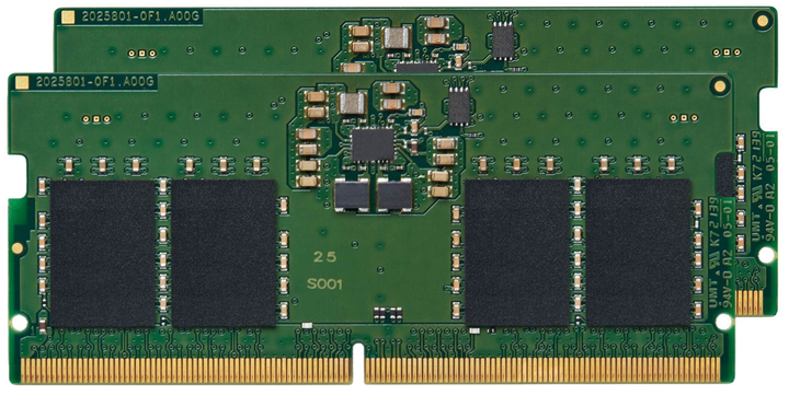 Pamięć RAM marki Kingston SODIMM DDR5-4800 16384MB PC5-38400 (KCP548SS6K2-16) - obraz 1