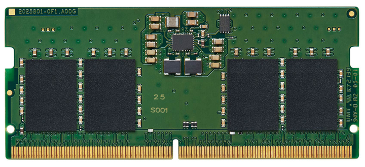 Оперативна пам'ять Kingston SODIMM DDR5-4800 8192MB PC5-38400 ValueRAM (KVR48S40BS6-8) - зображення 1