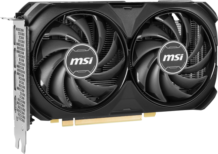 Видеокарта MSI PCI-Ex GeForce RTX 4060 Ti Ventus 2X Black 8G OC 8GB GDDR6 (128bit) (2580/18000) (HDMI, 3 x DisplayPort) (RTX 4060 Ti VENTUS 2X BLACK 8G OC) - изображение 3