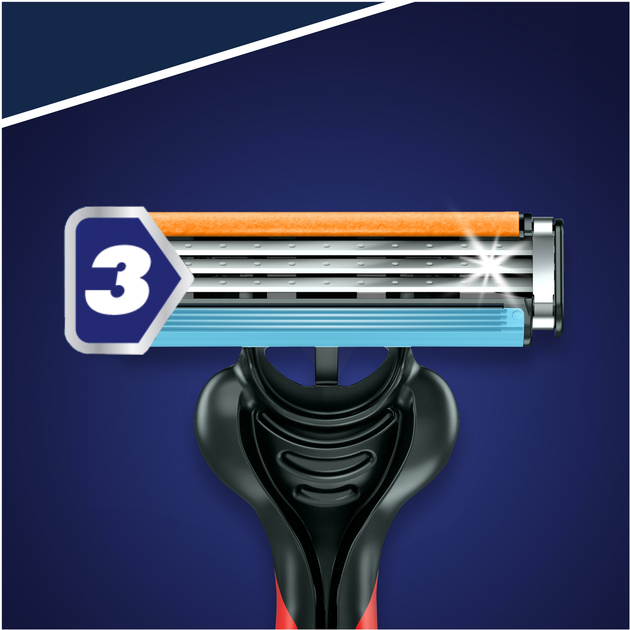 Одноразовые станки для бритья (Бритвы) мужские Gillette Blue 3 Red ...