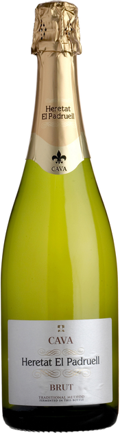 Вино ігристе Heretat el Padruell Cava біле брют 0.75 л 11.5% (8411277205791) - зображення 1