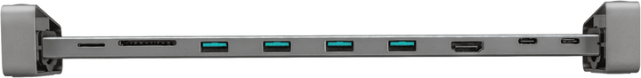 Хаб станція Trust Dalyx USB-C 10-в-1 алюмінієва багатопортова (23417) - зображення 2