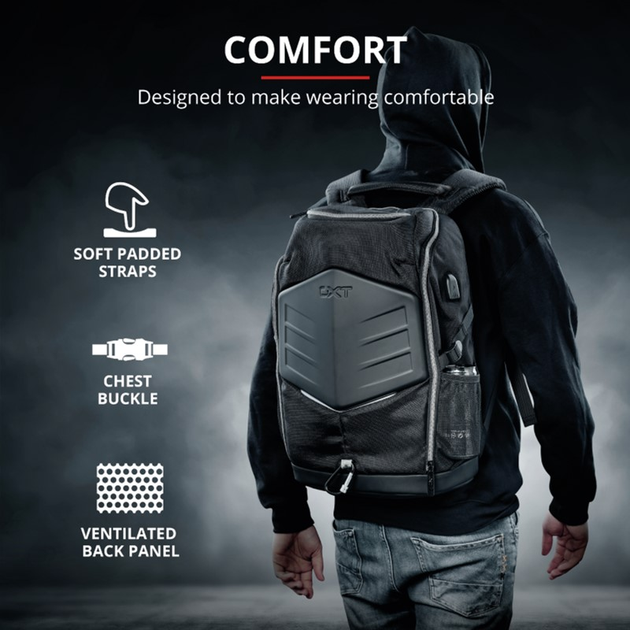 Plecak na laptopa Trust GXT1255 Outlaw 15,6" Czarny (23240) - obraz 14
