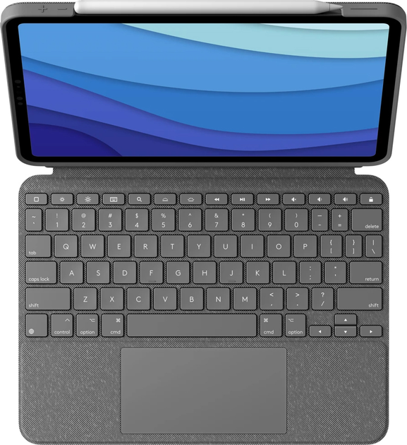 Обкладинка-клавіатура Logitech Combo Touch for iPad Pro 11" 1st 2nd 3rd 4th Gen Grey (920-010255) - зображення 2