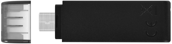 Pendrive Kingston DataTraveller 70 256 GB USB typu C. czarny (DT70/256 GB) - obraz 6