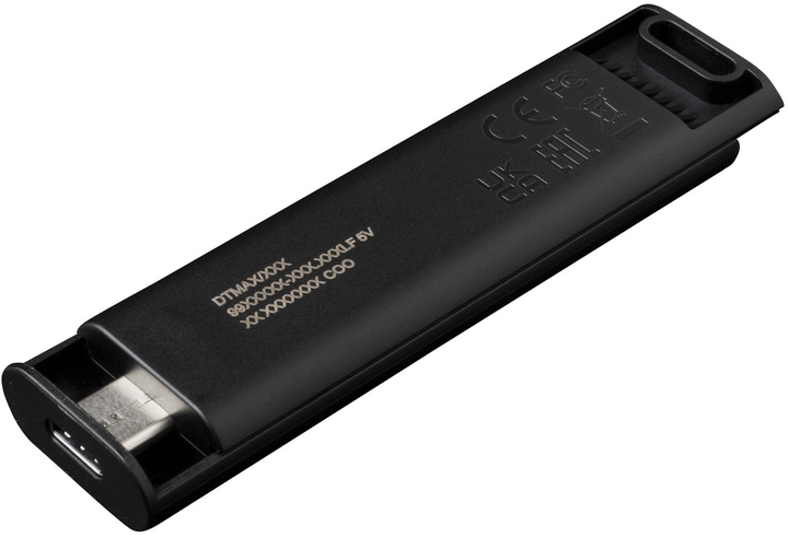 Pendrive Kingston DataTraveler Max 512 GB USB 3.2 Gen 2 Type-C. czarny (DTMAX/512 GB) - obraz 5