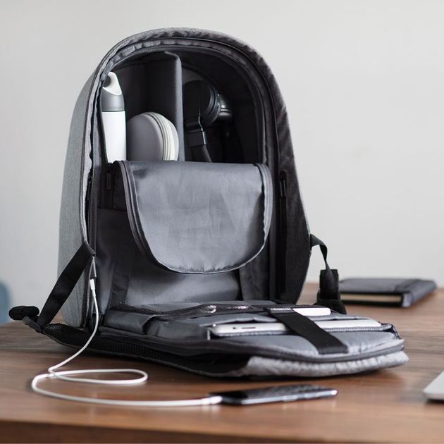Plecak na laptopa XD Design Bobby Hero Regular 15.6" Szary (P705.292) - obraz 14
