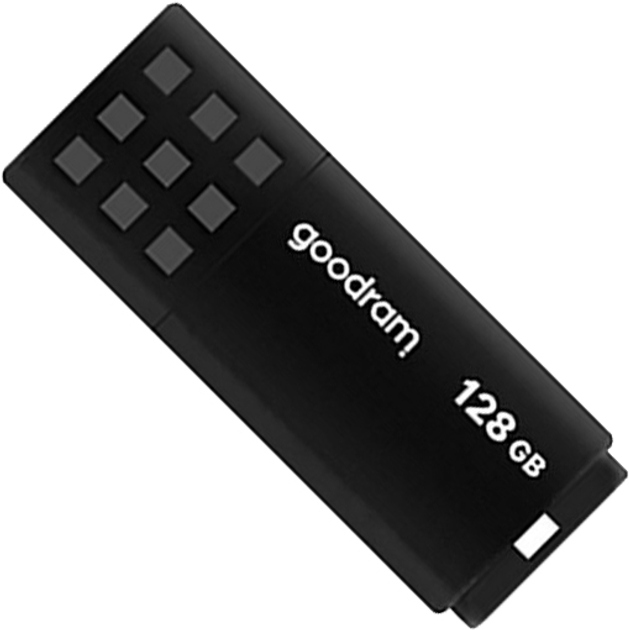 Pendrive Goodram UME3 128 GB USB 3.0 Czarny (UME3-1280K0R11) - obraz 1
