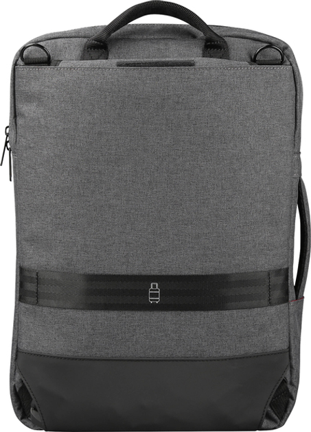 Рюкзак трансформер для ноутбука YENKEE 12L 15.6" TARMAC 3in1 Convertible YBB 1522GY Grey (YBB 1522GY) - зображення 2