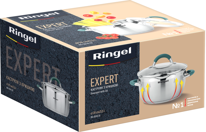 Каструля Ringel Expert 20 см 3.5 л (RG 2018-20) - зображення 4