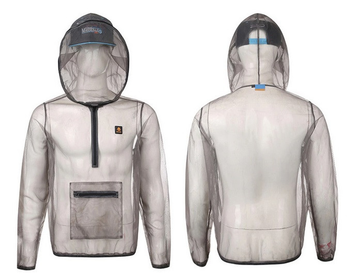 Куртка от комаров и насекомых размер XXL с чехлом (для рыбалки ...