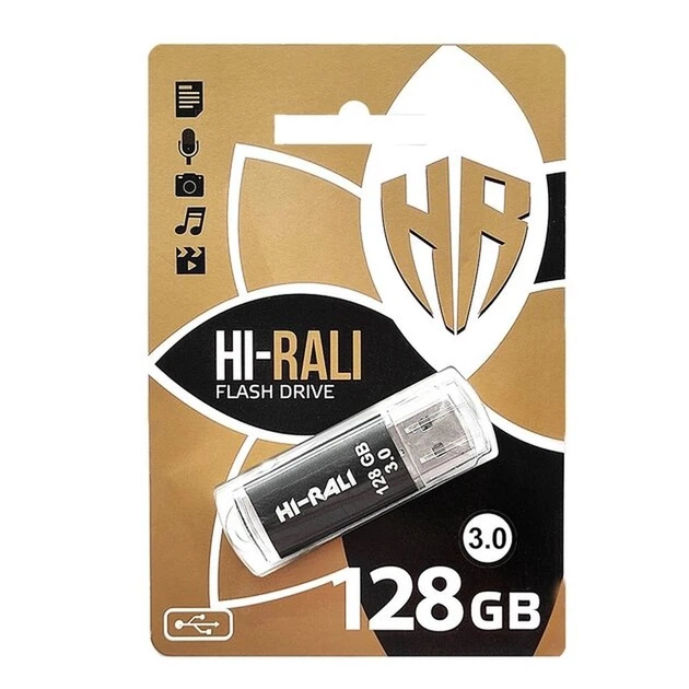 USB флешка Flash Drive 3.0 Hi-Rali Rocket 128gb - зображення 2