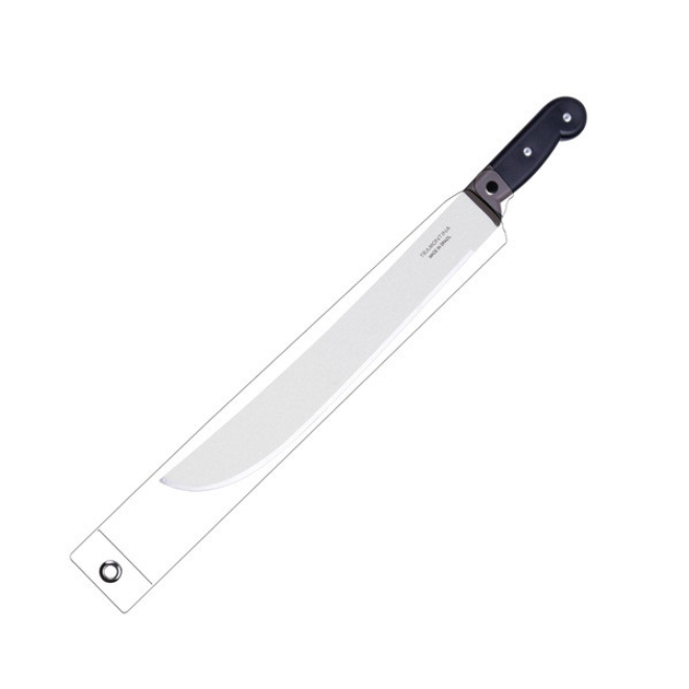 Нож мачете с пластиковой ручкой Tramontina в блистере 36 см (26600/114) - изображение 2