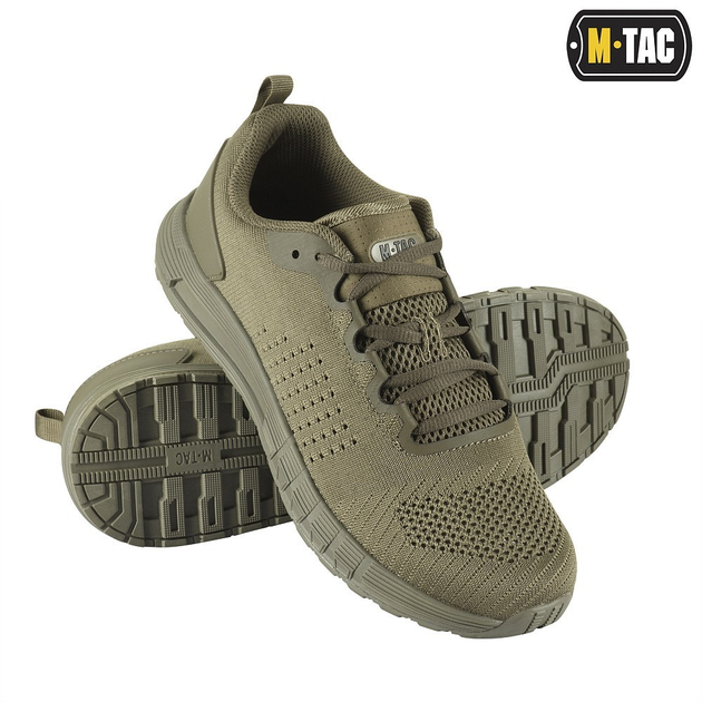 Чоловічі літні тактичні кросівки M-Tac розмір 46 (30,2 см) Олива (Зелений) (Summer Light Dark Olive) - зображення 1