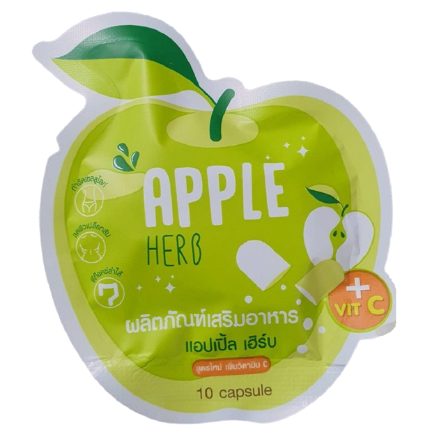 Капсулы для похудения и детокса Green 10 шт. Apple Herb (13-2-09460-2-0040) - изображение 1