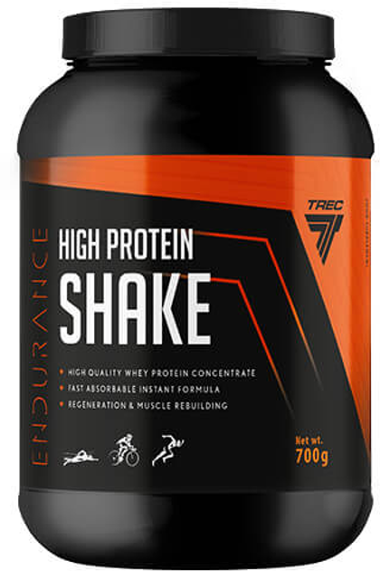 Протеїн Trec Nutrition High Protein Shake 700 г Згущене молоко (5902114041588) - зображення 1