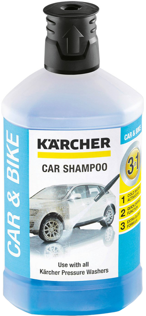 Szampon samochodowy Karcher Plug & Clean 3 w 1 1 l (6.295-750.0) - obraz 1
