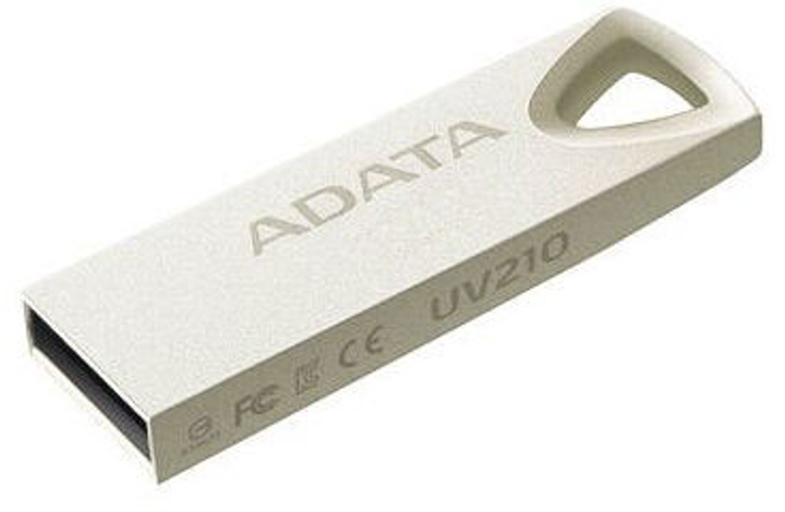 ADATA UV210 32 GB USB 2.0 Srebrny (AUV210-32G-RGD) - obraz 1