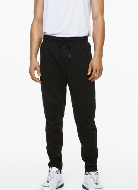 Чоловічі спортивні джоггери H&M (55569) S Чорні - Фото 1 Чоловічі спортивні джоггери H&M (55569) S Чорні - изображение 1