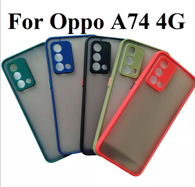 Чехол матовый Smoke Case для Oppo A74 4G - Фото 2 Чехол матовый Smoke Case для Oppo A74 4G - изображение 2